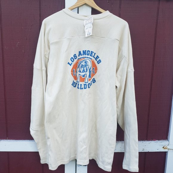 Ebbets Field Flannels NEW Los Angeles Bulldogs Football Utility Sweatshirt - Picture 4 of 14